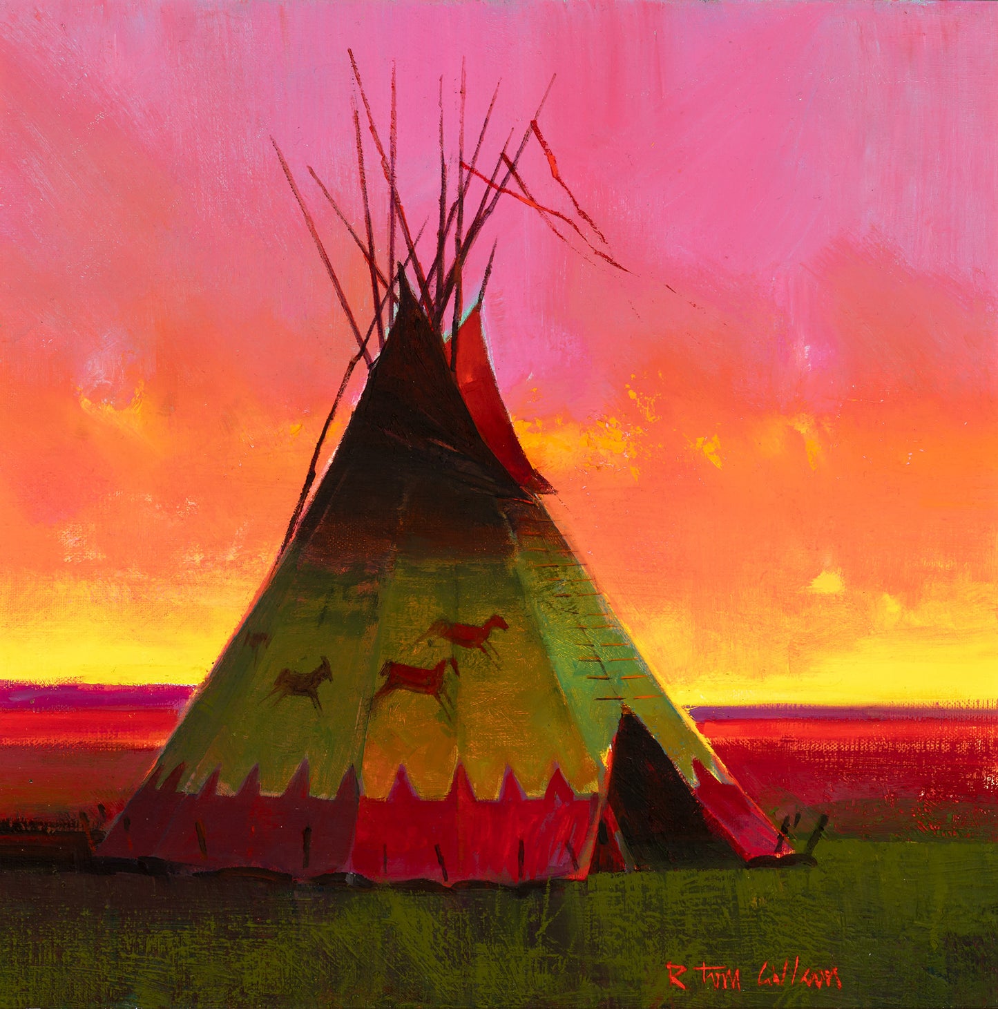 Indian Sunset II.